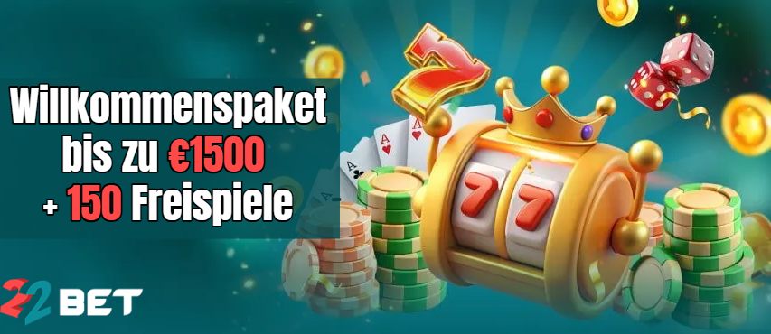 22be Casinot Willkommenspaket