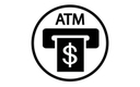 credit card ATM slot sign icon